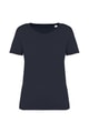 Dames T-shirt Ecologisch verwassen Native Spirit NS316 WASHED COAL GREY